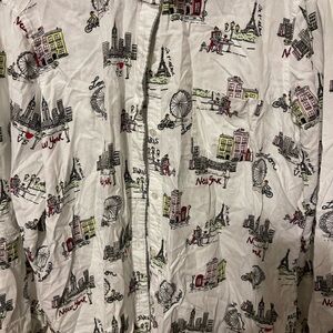 Victoria's Secret Cityscape Print Pajama Set